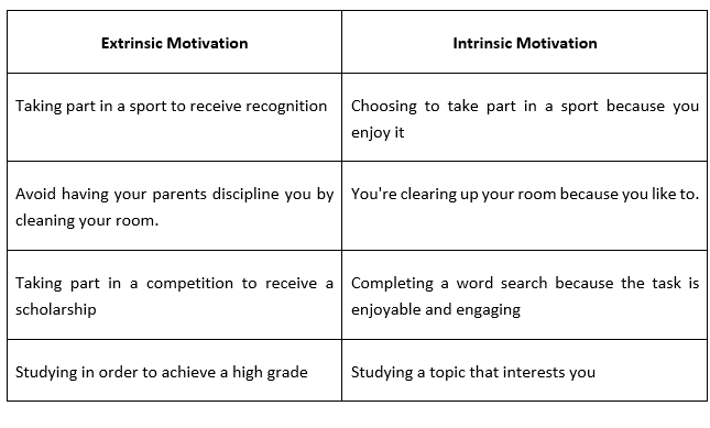 Intrinsic Vs Extrinsic Motivation